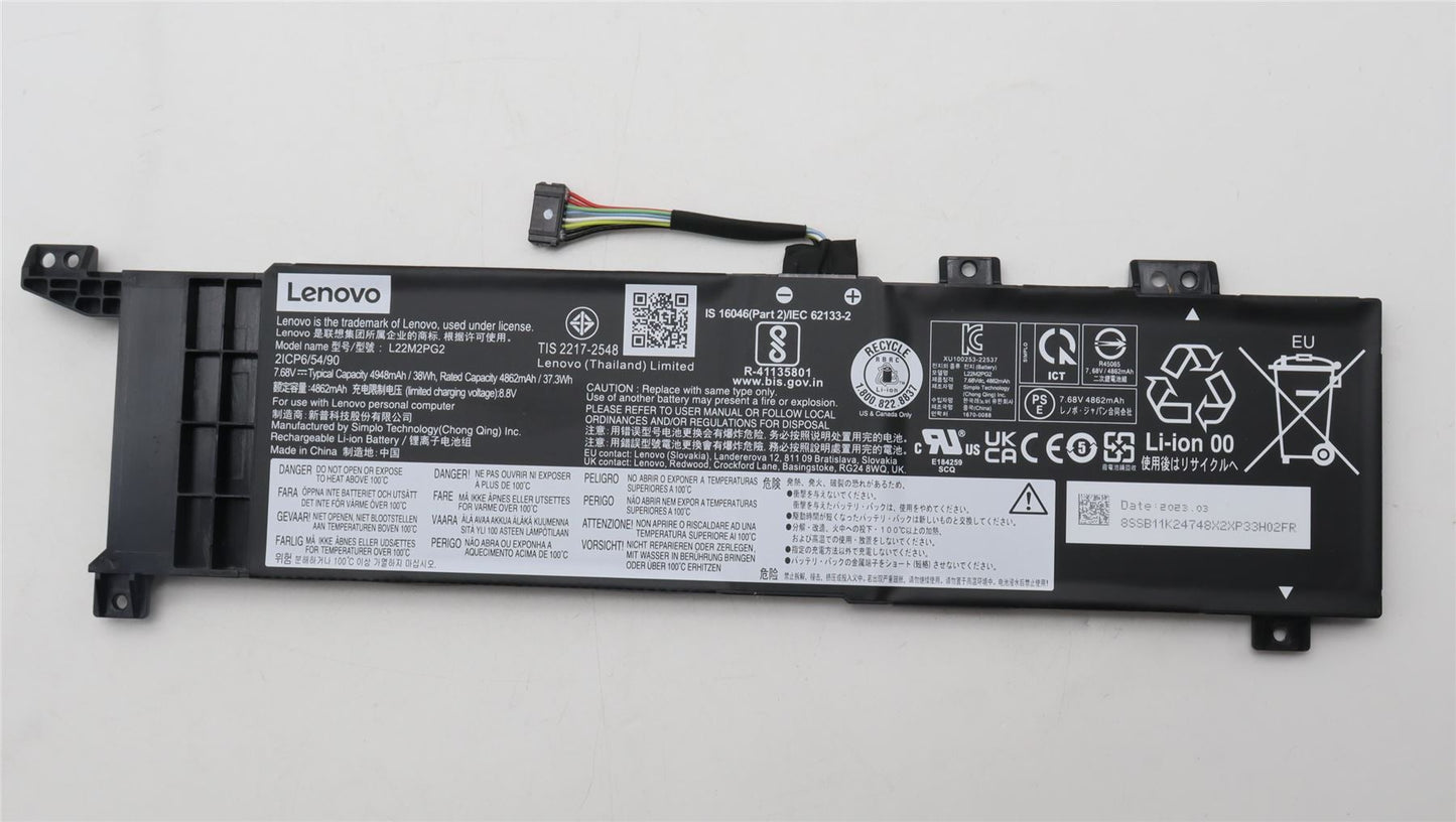 Lenovo V14 G4 AMN V15 G4 AMN V14 G4 IAN V15 G4 IAN Battery 5B11K24752