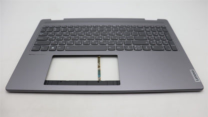 Lenovo Yoga 7 16ARP8 Keyboard Palmrest Top Cover Hebrew Arctic Grey 5CB1L50411