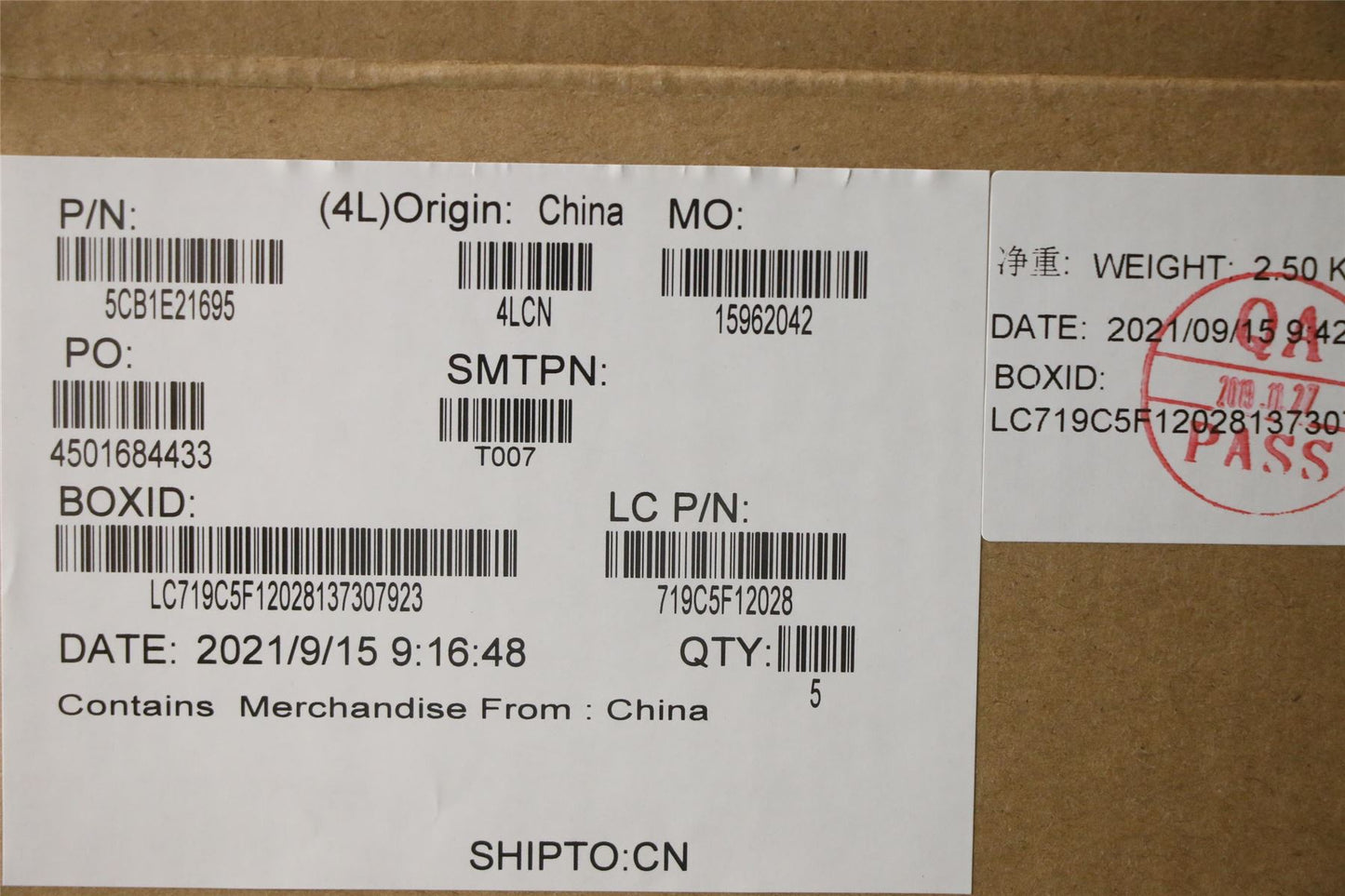Lenovo Upper Case ASM_LA 5M GL NC 5CB1E21695
