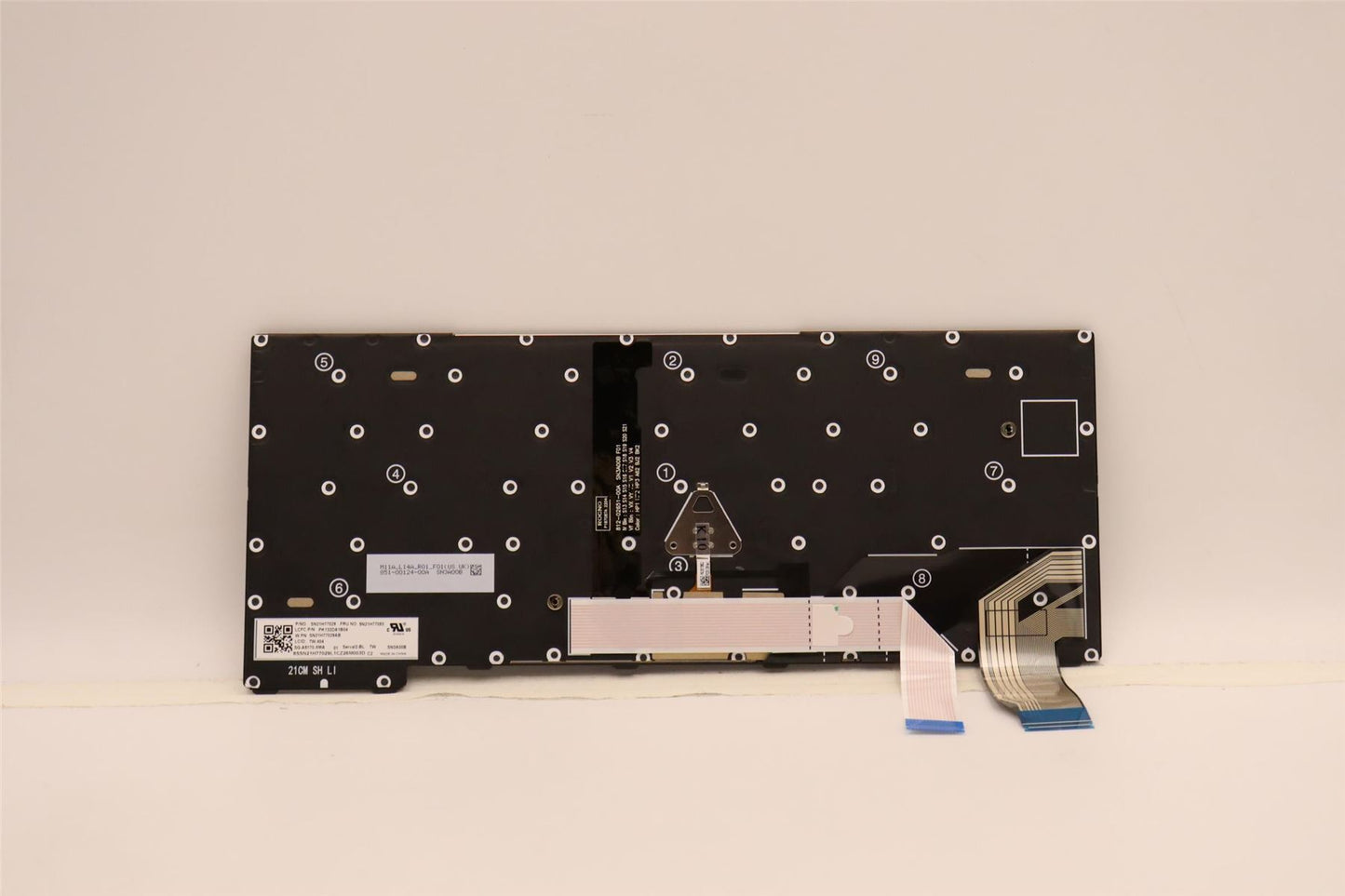 Lenovo ThinkPad L13 Gen 4 Keyboard Traditional Chinese Black Backlit 5N21H77083