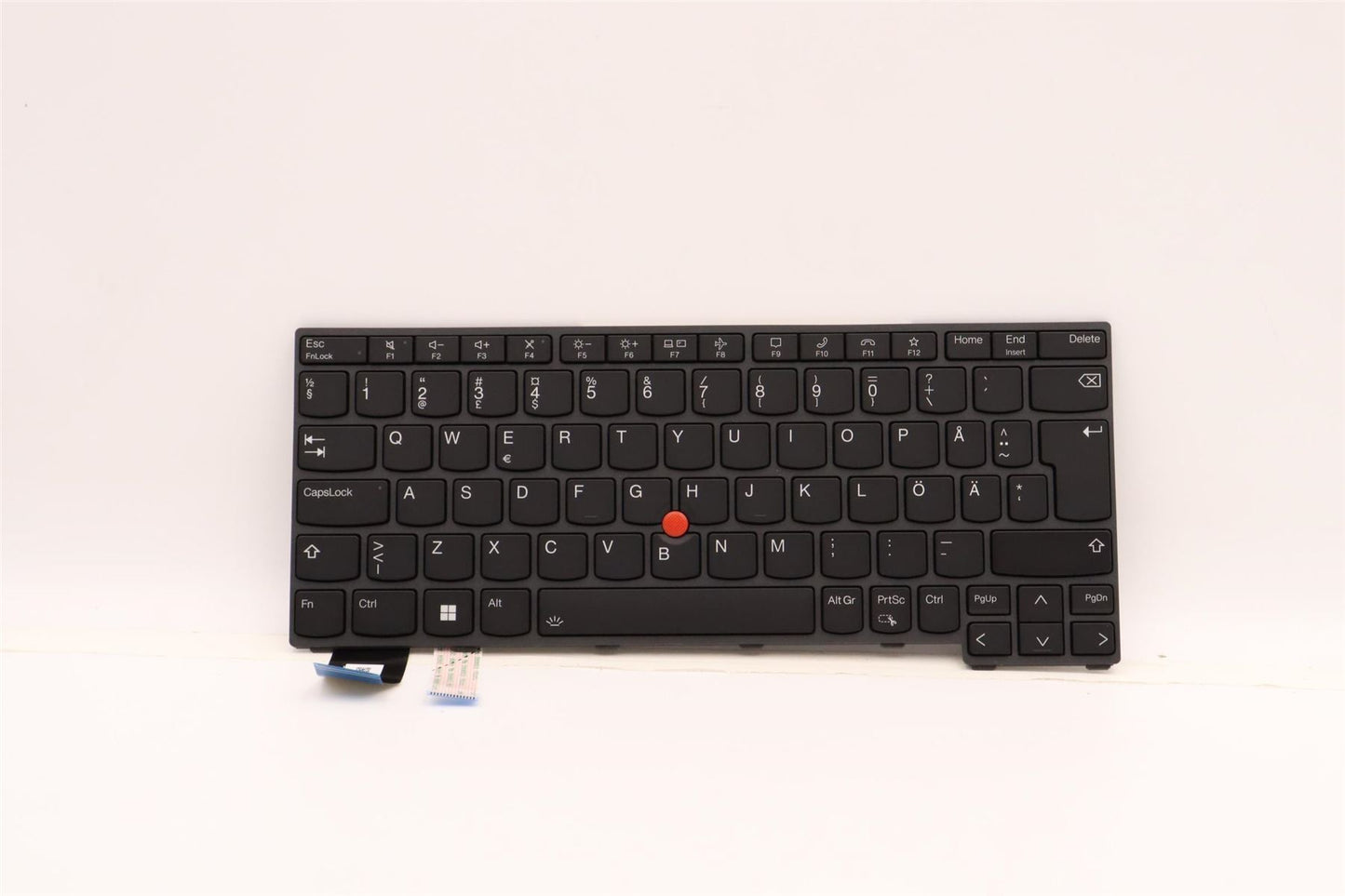 Lenovo ThinkPad X13 2 Keyboard Swedish Finnish Black Backlit 5N21A21903