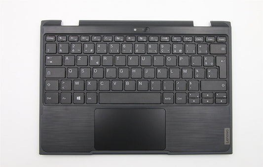 Lenovo Notebook 300e 2nd Keyboard Palmrest Top Cover French Black 5CB0T45098