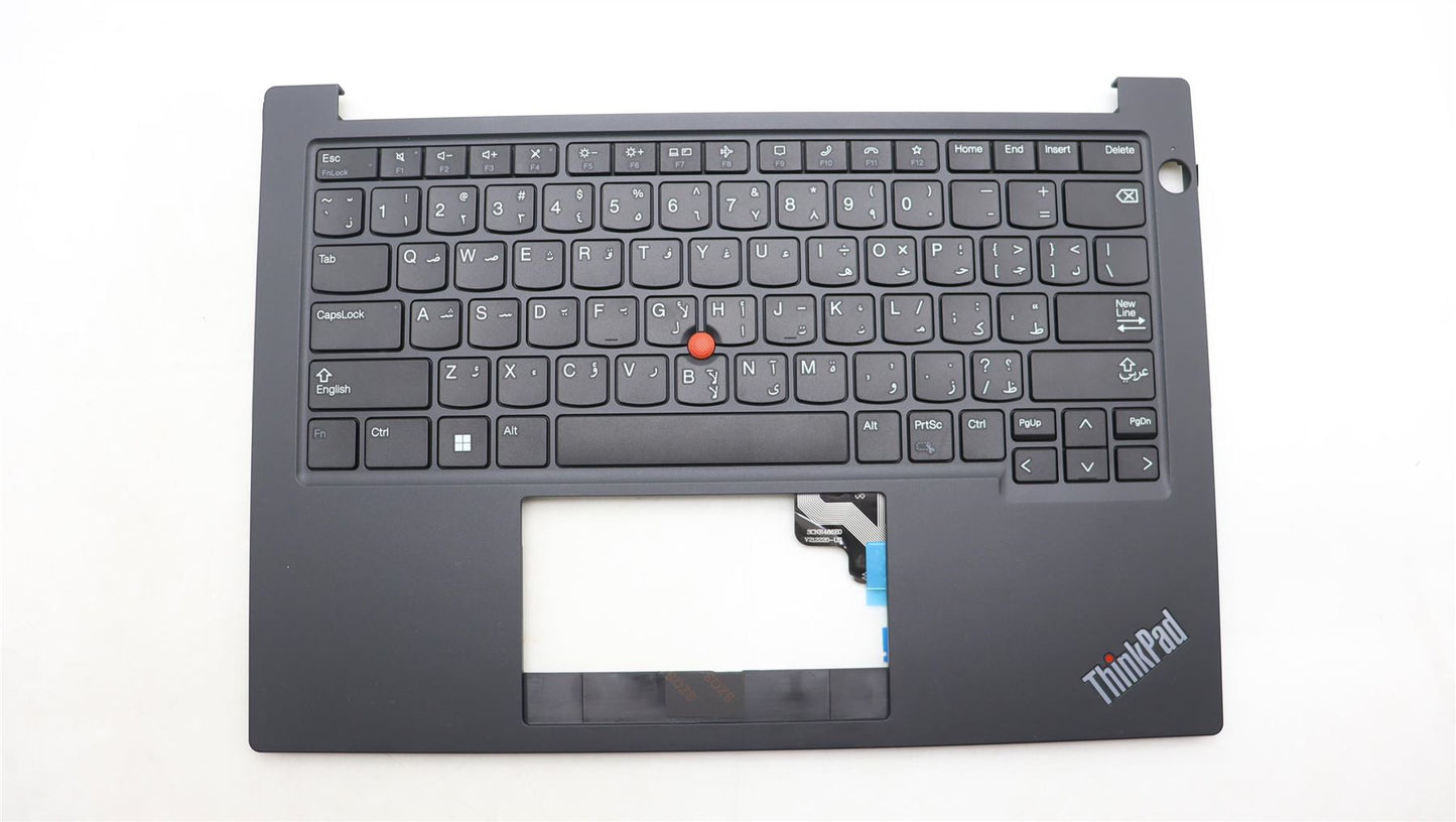 Lenovo ThinkPad E14 Gen 5 Keyboard Palmrest Top Cover Arabic Black 5M11L92239