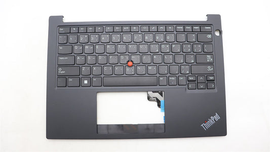 Lenovo ThinkPad E14 Gen 5 Keyboard Palmrest Top Cover Arabic Black 5M11L92239