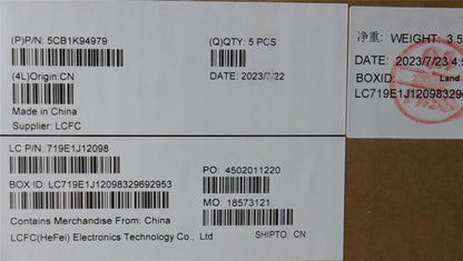 Lenovo IdeaPad 3 15IAN8 Palmrest Cover Touchpad Keyboard Portuguese 5CB1K94979