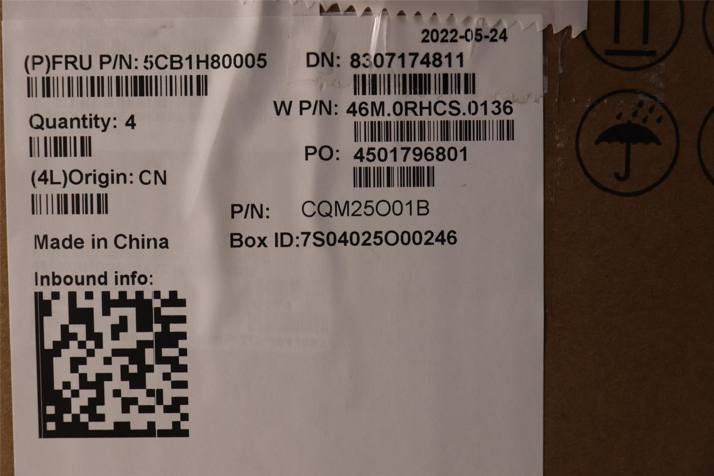 Lenovo IdeaPad 5 14IAU7 Keyboard Palmrest Top Cover UK Black Backlit 5CB1H80005