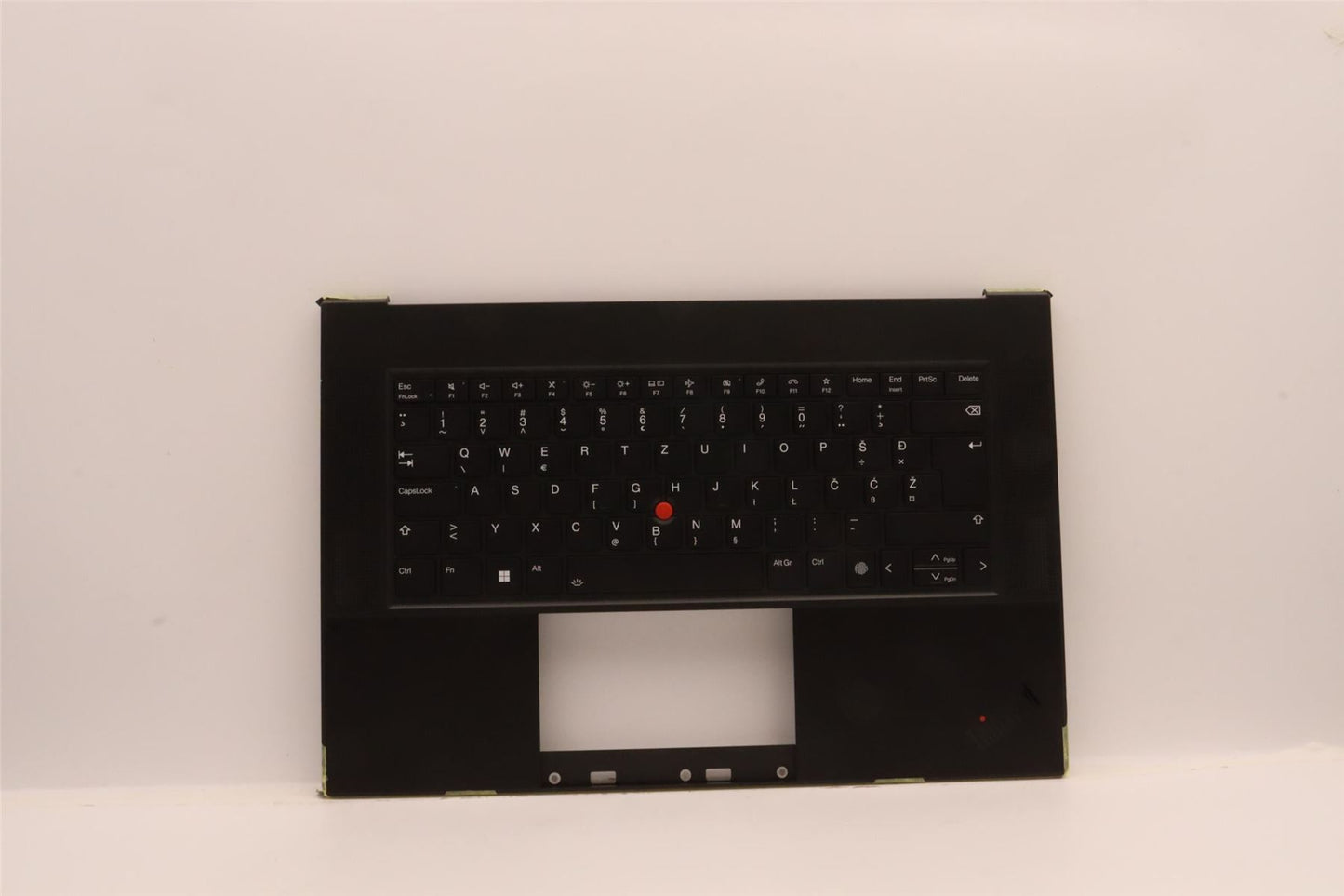 Lenovo ThinkPad Z16 Gen 1 Keyboard Palmrest Top Cover Slovenian Black 5M11J13408