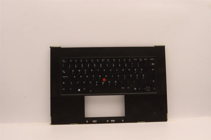 Lenovo ThinkPad Z16 Gen 1 Keyboard Palmrest Top Cover Slovenian Black 5M11J13408