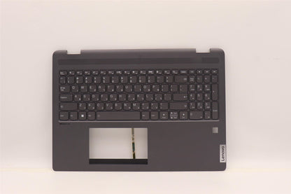 Lenovo IdeaPad 5 16ALC7 Keyboard Palmrest Top Cover Hebrew Storm Grey 5CB1H80093