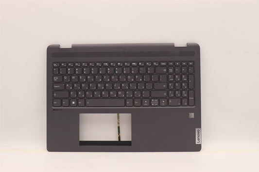 Lenovo IdeaPad 5 16ALC7 Keyboard Palmrest Top Cover Hebrew Storm Grey 5CB1H80093