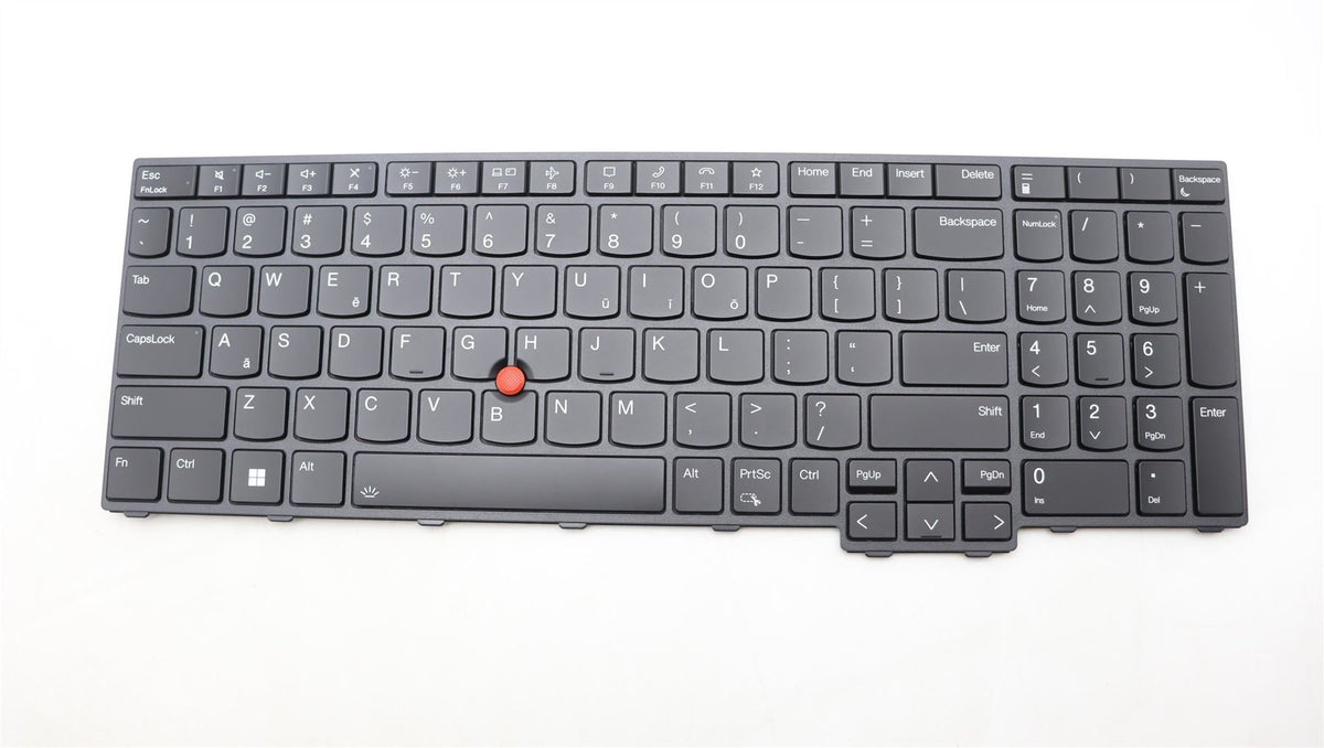 Lenovo Internal, Māori, BackLight, US English Keyboard 5N21K97681