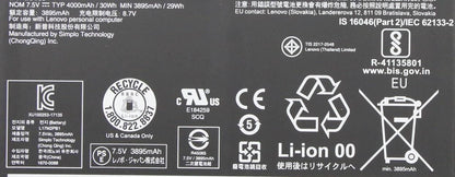 Lenovo V330-14ARR V330-14IKB V130-14IGM V130-14IKB Battery 7.5V 30Wh 5B10P54006