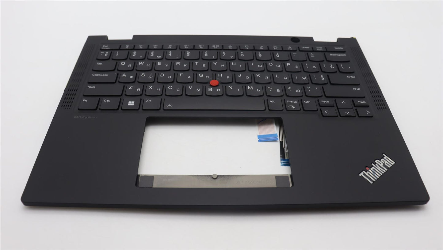 Lenovo ThinkPad X13 Gen 4 Keyboard Palmrest Top Cover Ukrainian Black 5M11L64298