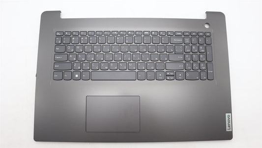 Lenovo V17 G4 IRU Palmrest Cover Touchpad Keyboard Russian Iron Gray 5CB1L74853