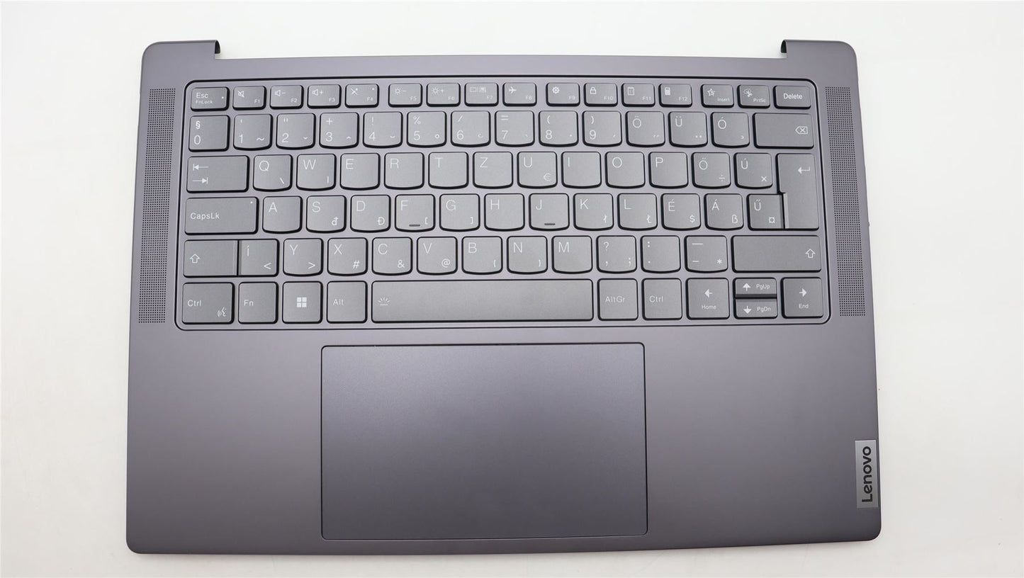Lenovo Yoga 7 14IRH8 Palmrest Cover Touchpad Keyboard Hungarian 5CB1L39422