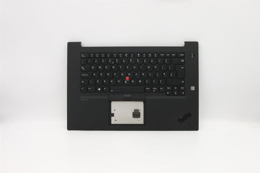 Lenovo Extreme P1 2 X1 2nd Keyboard Palmrest Top Cover UK Black 5M10W78903