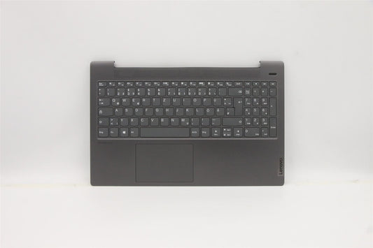 Lenovo IdeaPad 5-15ITL05 Keyboard Palmrest Top Cover German Grey 5CB1A99649