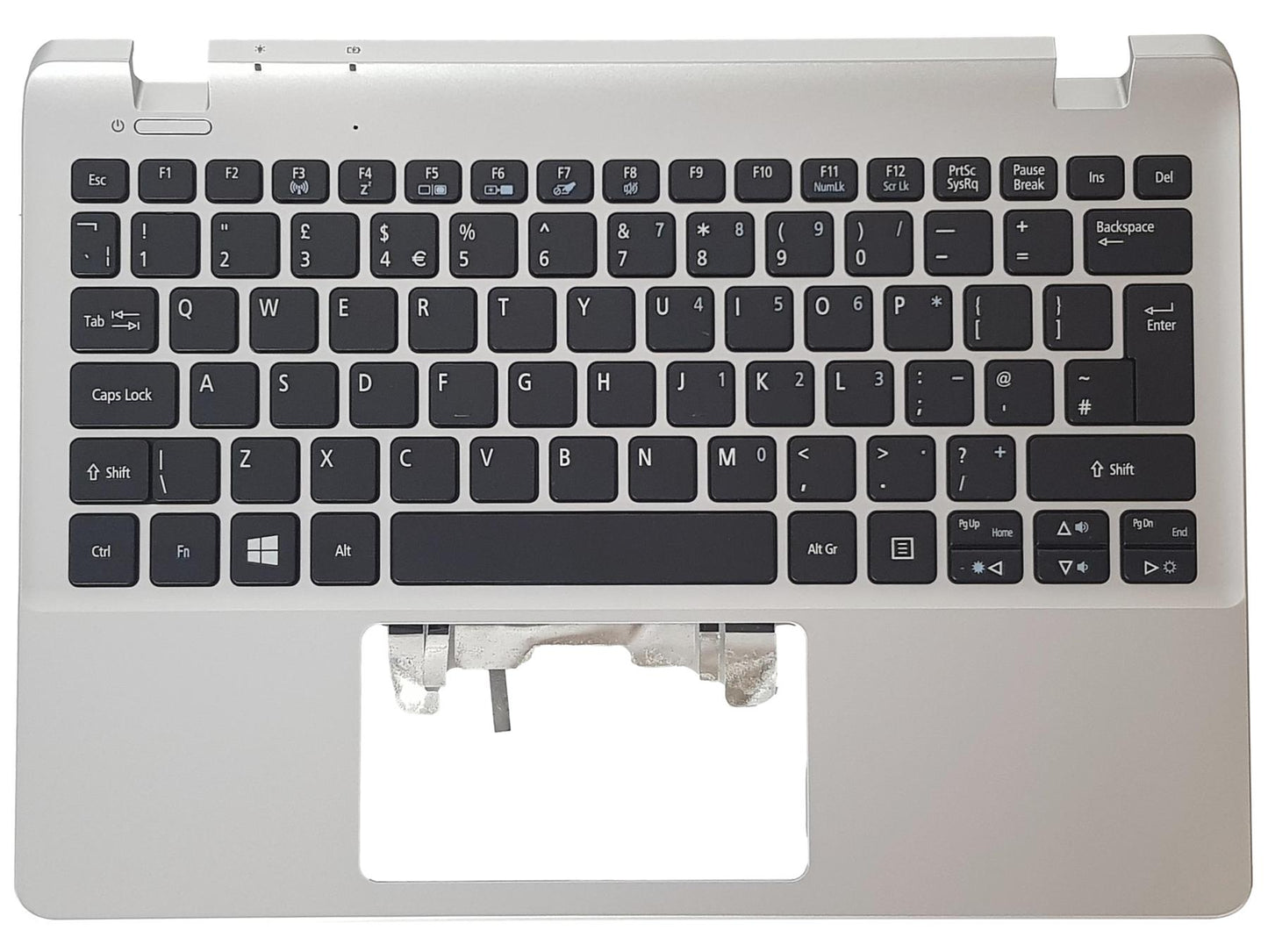 Acer Aspire E3-112 V3-112P Keyboard UK Silver 60.MSMN7.029