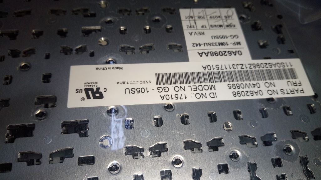 Lenovo GG-KBD RUS Russian Keyboard 04W0859