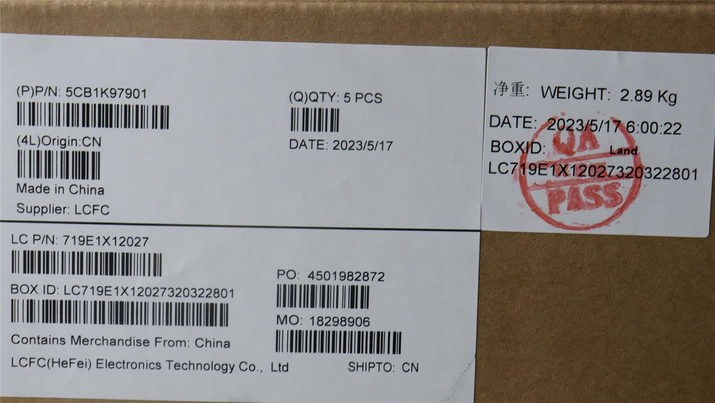 Lenovo Upper Case ASM_GER L82XL NFP ABNBL 5CB1K97901