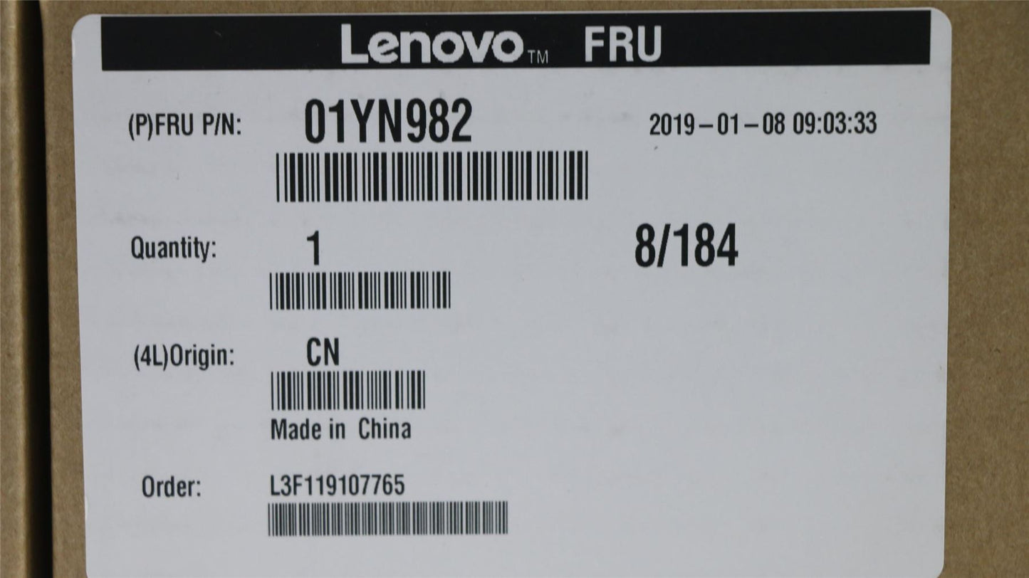 Lenovo ThinkPad T480s Bezel Trim Frame Sheet Cover Black 01YN982