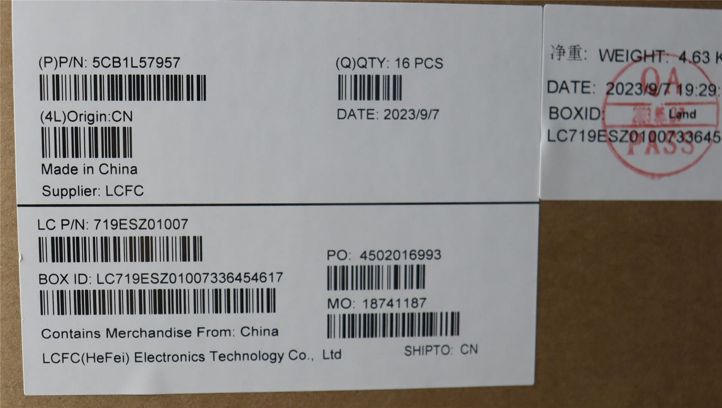 Lenovo FRU KT4D5_D_AL_WWAN_BK_ASSY,FOX 5CB1L57957