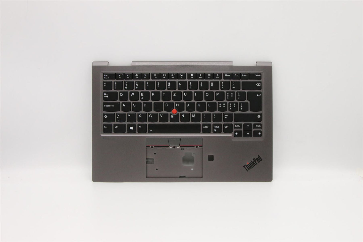 Lenovo Yoga X1 4th Keyboard Palmrest Top Cover Swiss Grey Backlit 5M10V24867