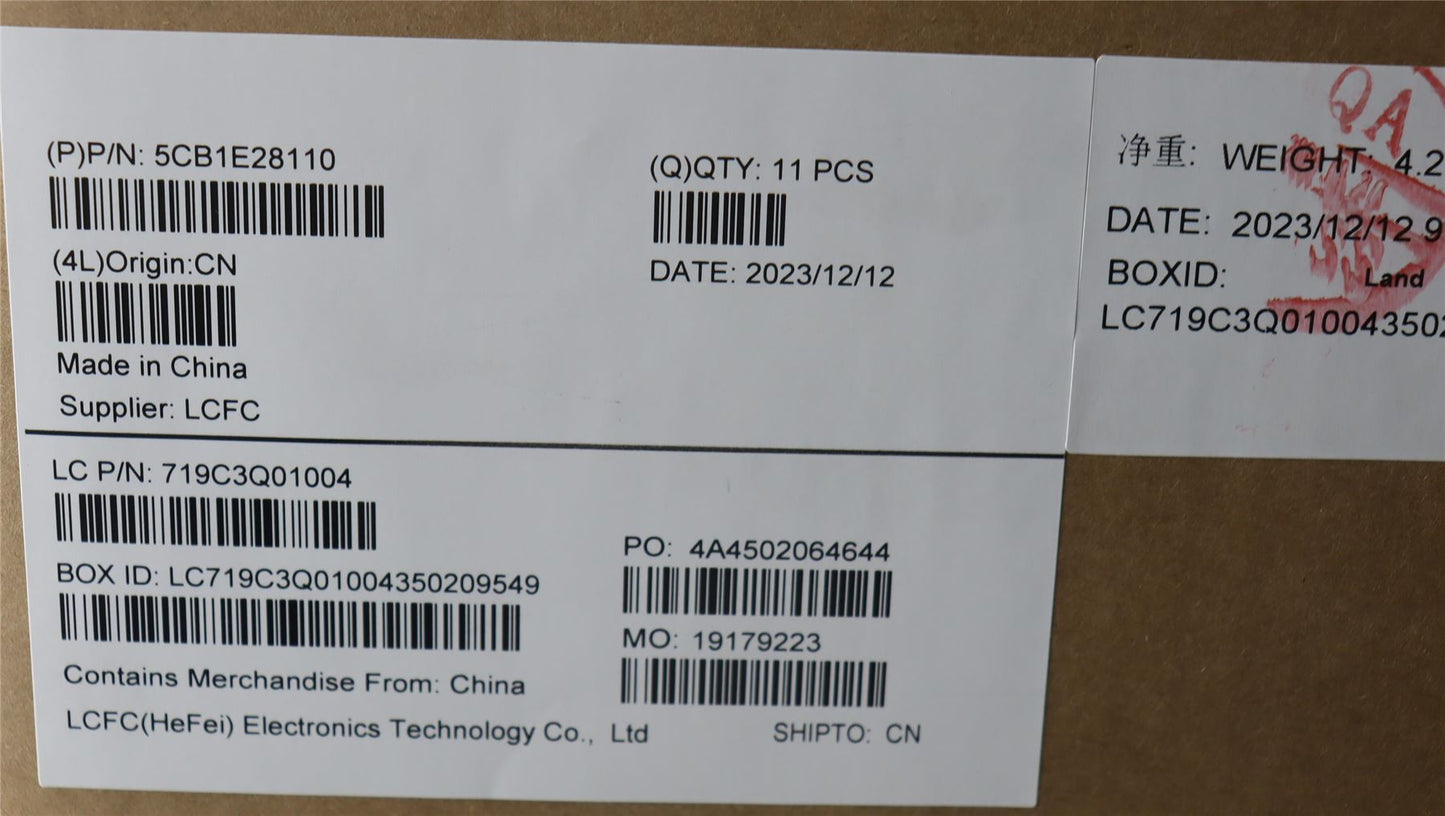 Lenovo FRU P14SG2_D_COVER_EM160_PPS_ASSY 5CB1E28110