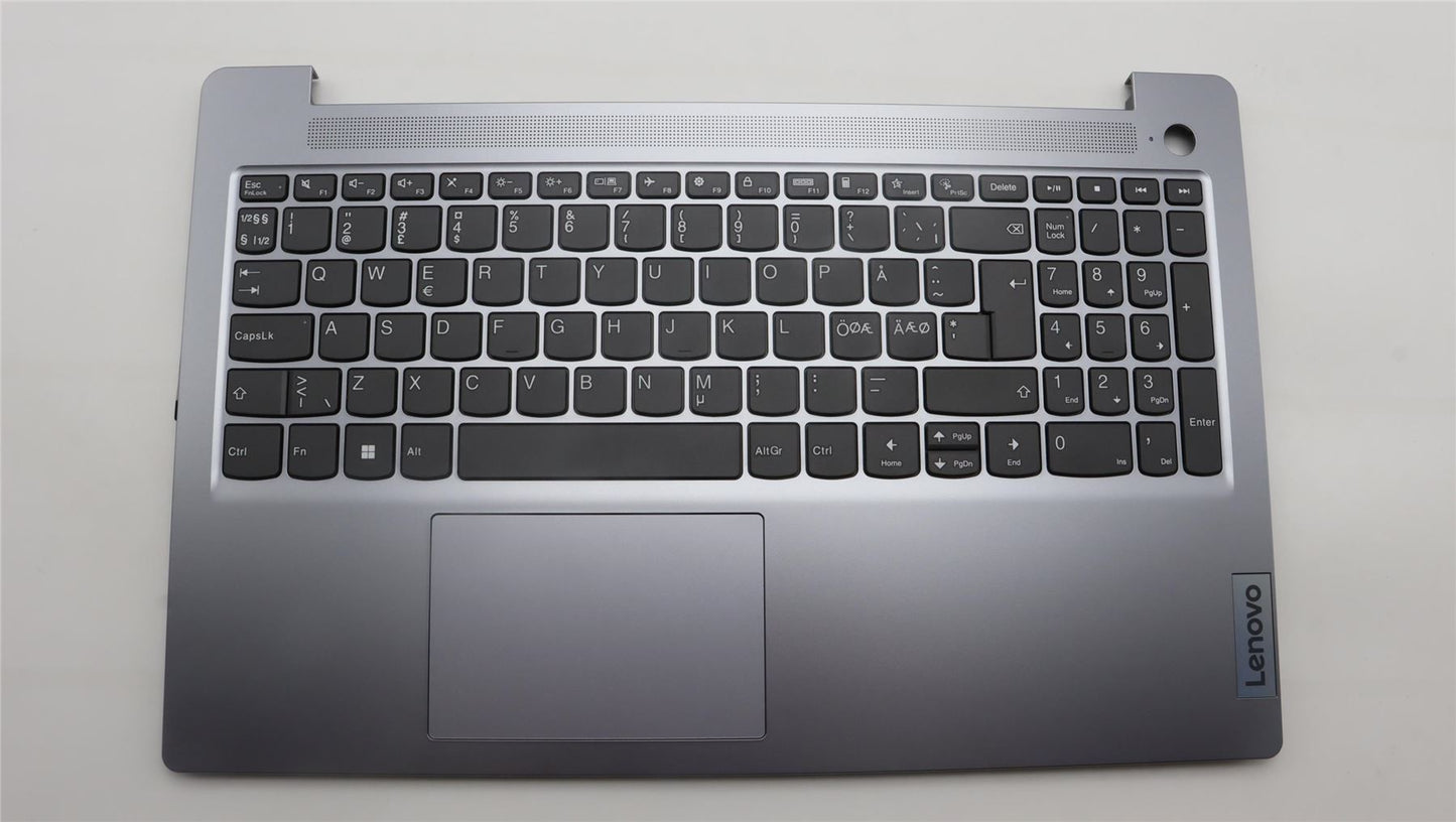 Lenovo IdeaPad 3 15IAN8 Palmrest Cover Touchpad Keyboard Nordic 5CB1K95055