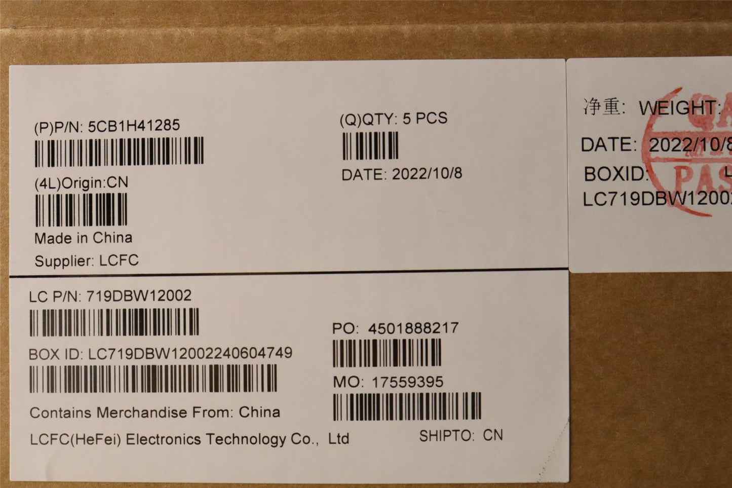 Lenovo Upper Case ASM_SPA L82RJ FP AB BL 5CB1H41285