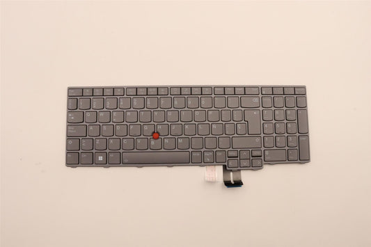 Lenovo ThinkPad P16 2 P16 1 Keyboard Spanish Grey Backlit 5N21F39329