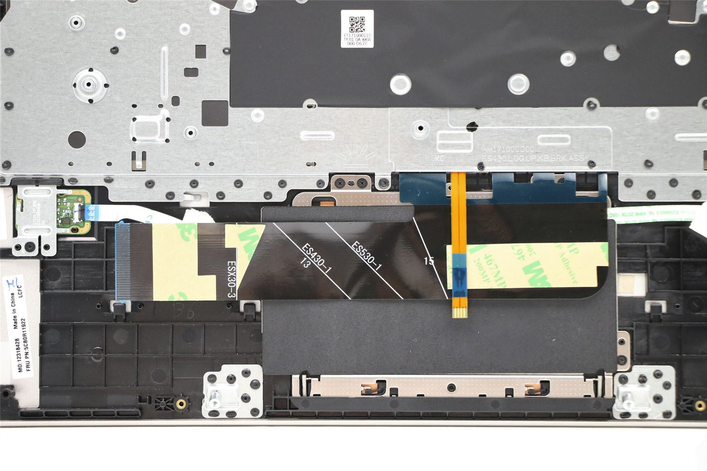 Lenovo UpperCaseL 81EU MGR W/KB FP BL TR 5CB0R11922