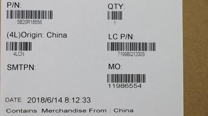 Lenovo 5B20R18556 MBL81G2 I37020U UMA D4G NOK