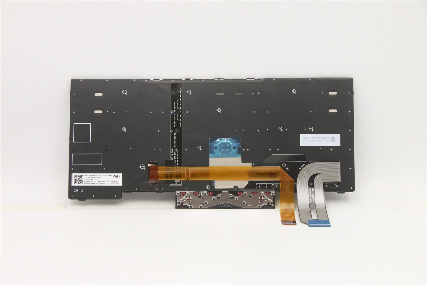 Lenovo ThinkPad T14 1 T14 2 Keyboard Ukrainian Black Backlit 5N20X68869