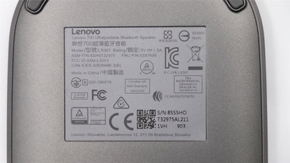 Lenovo FRU_Lenovo700BluetoothSpeaker_CommercialWW 03X7695