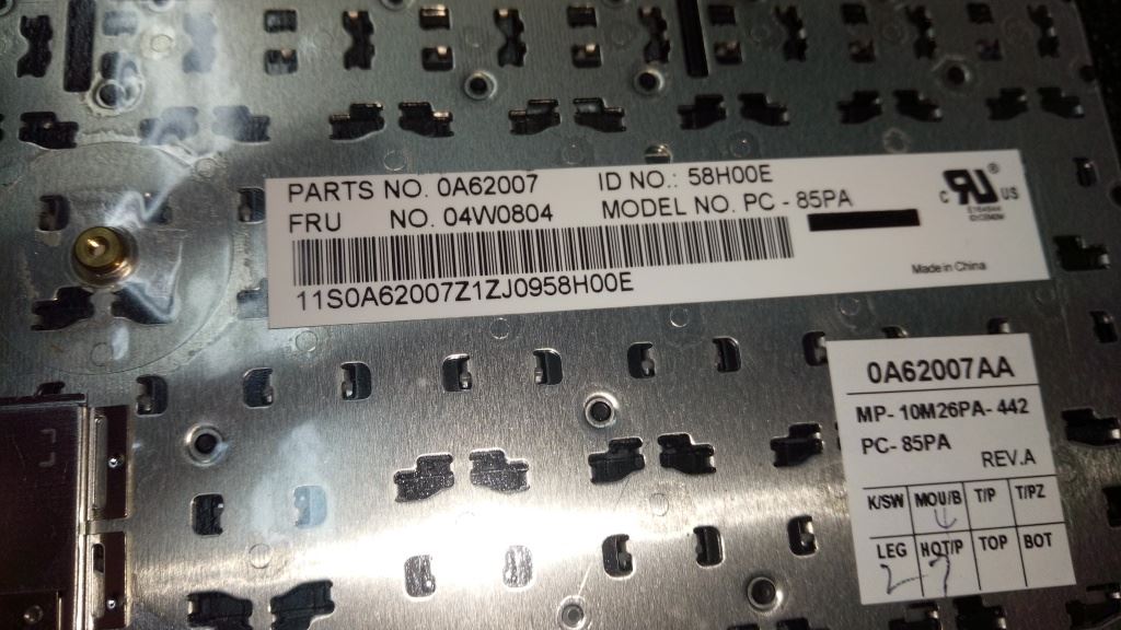 Lenovo PC&LW-KBD BRA Brazilian Portuguese Keyboard 04W0768