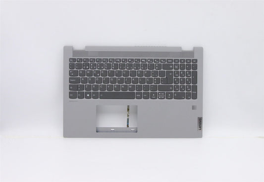 Lenovo Flex 5-15IIL05 Keyboard Palmrest Top Cover Portuguese Grey 5CB0Y89717