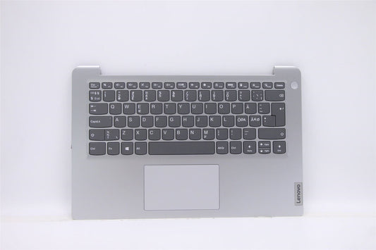Lenovo IdeaPad 1 14IJL7 Palmrest Cover Touchpad Keyboard Nordic Silver 5CB1E19788