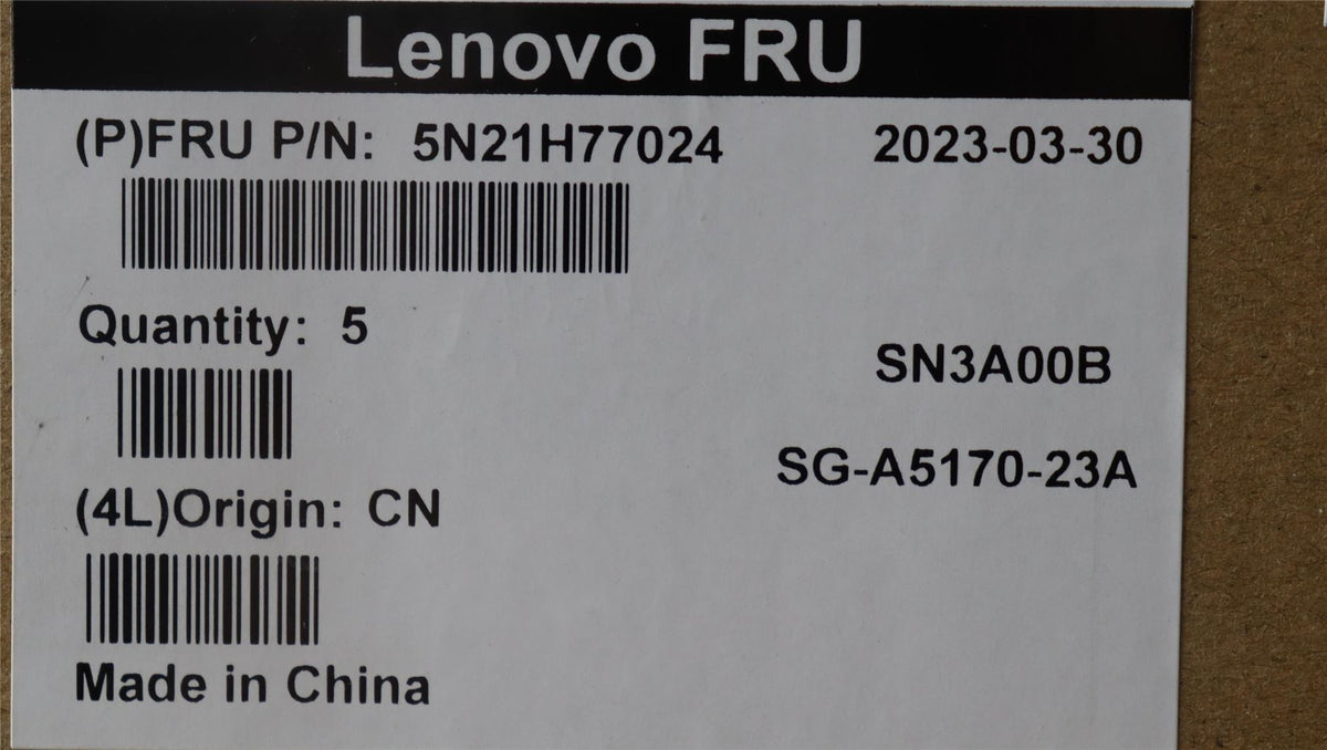 Lenovo UK English Keyboard 5N21H77172