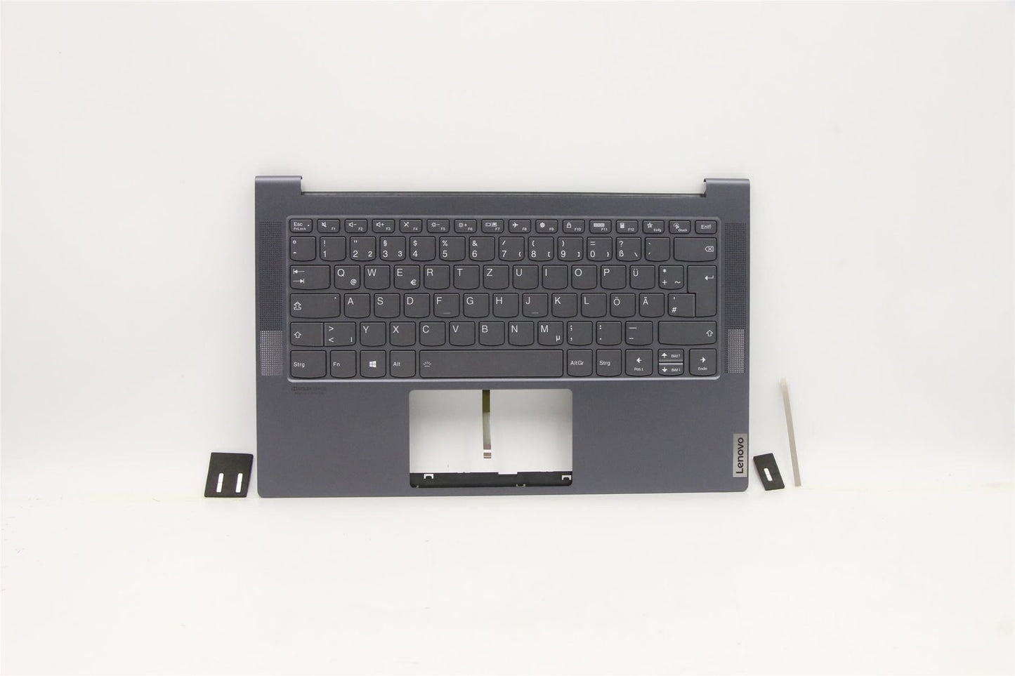 Lenovo Yoga 7-14ITL05 Palmrest Cover Keyboard German Grey 5CB1B05291