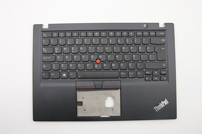 Lenovo ThinkPad T490s Keyboard Palmrest Top Cover Turkish Black Backlit 02HM233