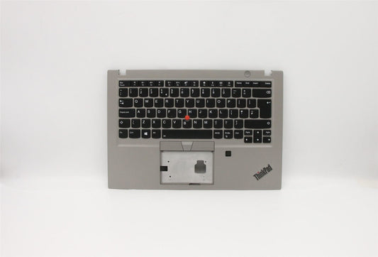 Lenovo ThinkPad T490s Keyboard Palmrest Top Cover UK Black Backlit 02HM379