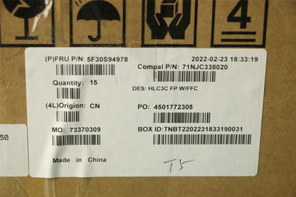 Lenovo FP BD C 82UD w/FFC 5F30S94978