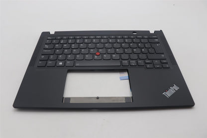 Lenovo ThinkPad X13 Gen 4 Keyboard Palmrest Top Cover Norwegian Black 5M11L86003
