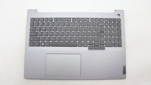 Lenovo ThinkBook 16 G6 IRL Palmrest Cover Touchpad Keyboard US Grey 5CB1M48556