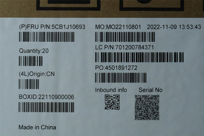 Lenovo Upper Case ASM_SWS WT 82TQ BL SB 5CB1J10693