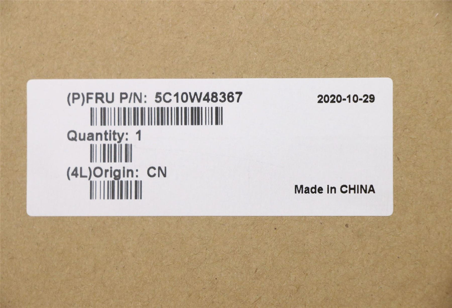 Lenovo USB-C charging cable 5C10W48367