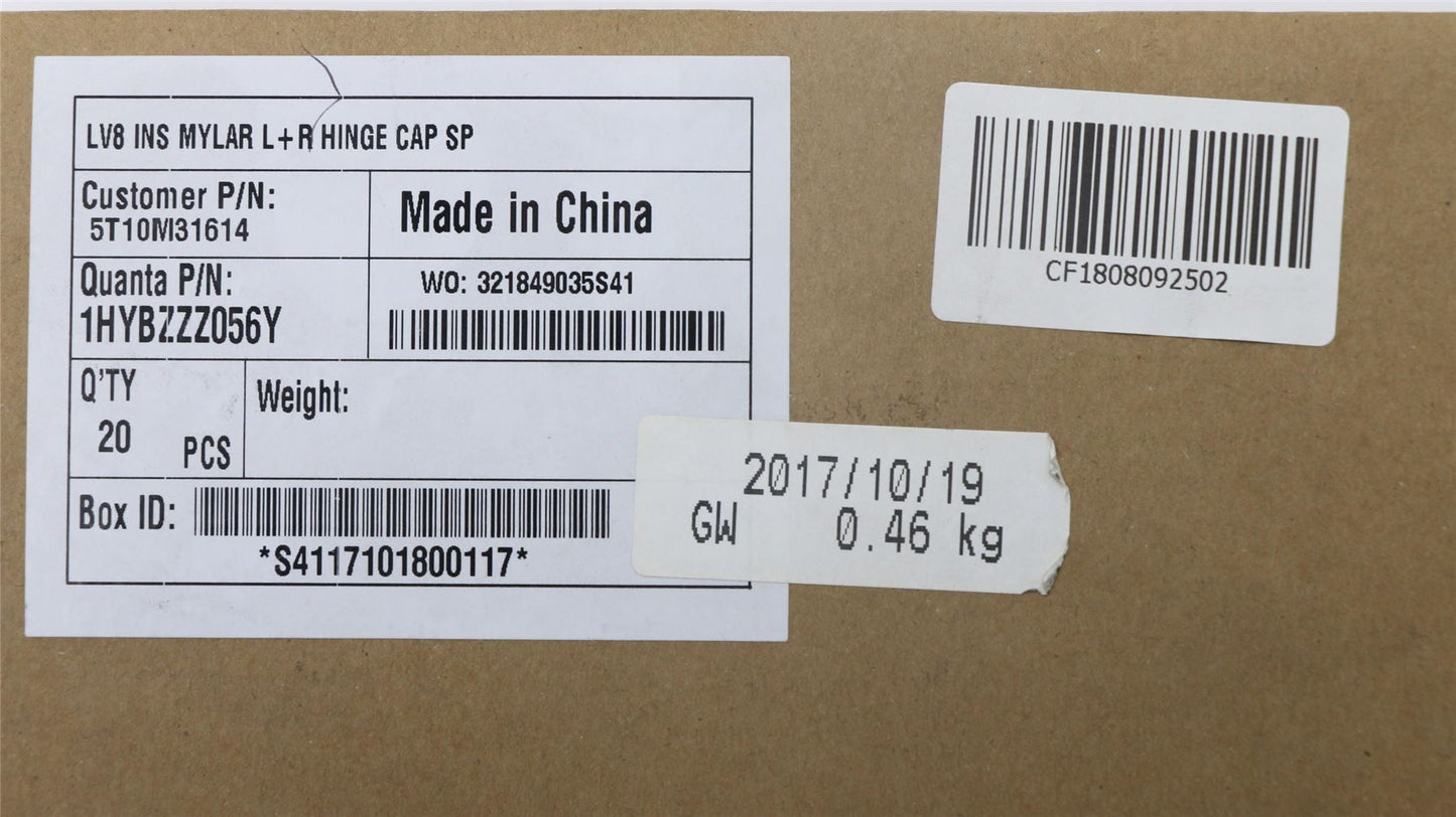 Lenovo V510-14IKB Hinge Mylar Tape 5T10M31614