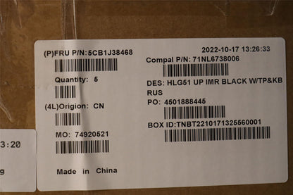 Lenovo IdeaPad 3 16ARH7 Palmrest Cover Touchpad Keyboard Russian 5CB1J38468