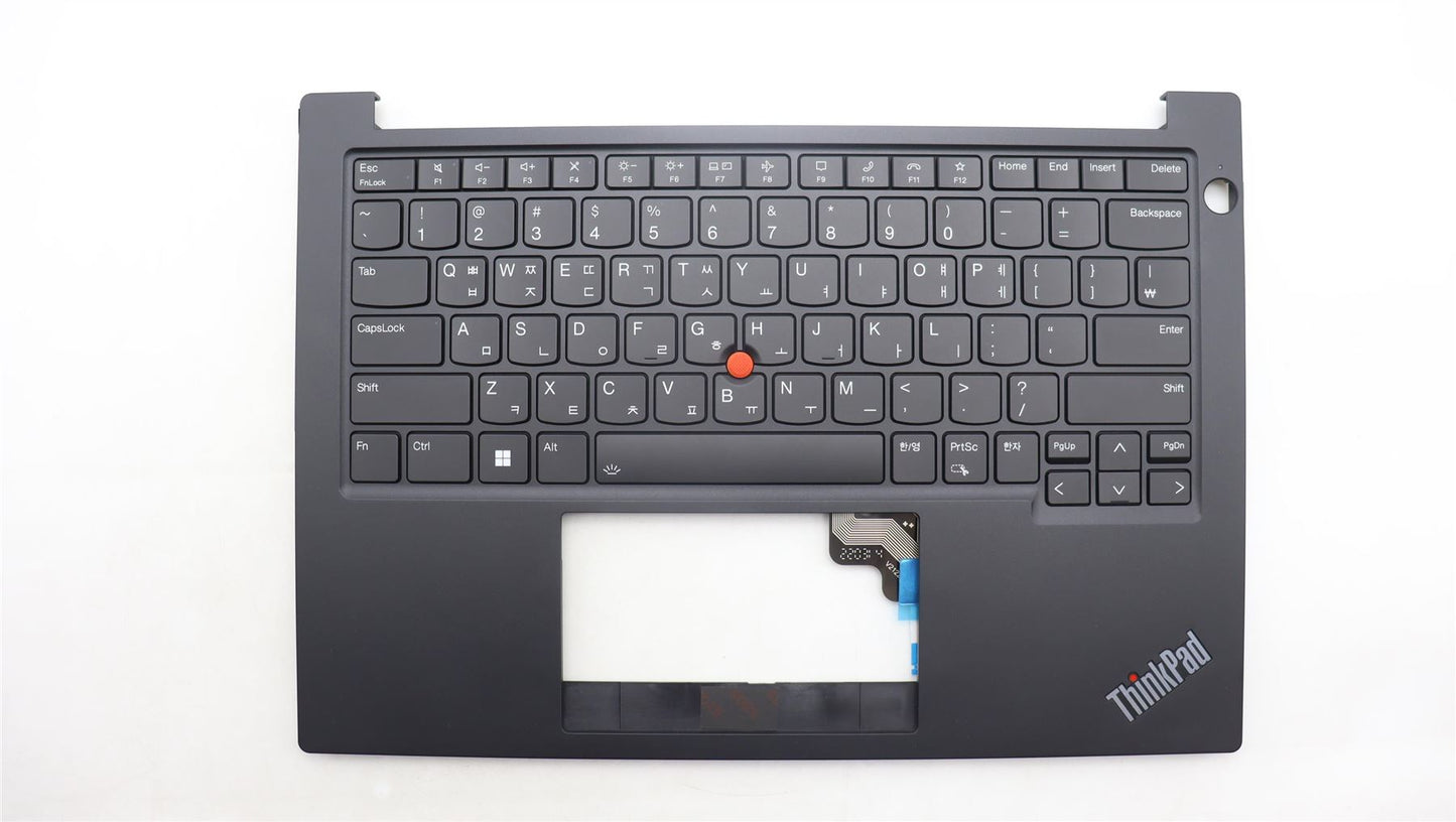 Lenovo ThinkPad E14 Gen 5 Keyboard Palmrest Top Cover Korean Black 5M11L92624